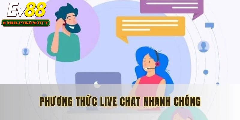 Chăm sóc khách hàng qua live chat được đánh giá cao